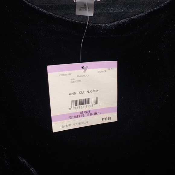 🆕 Anne Klein Black Dress - Picture 5 of 6